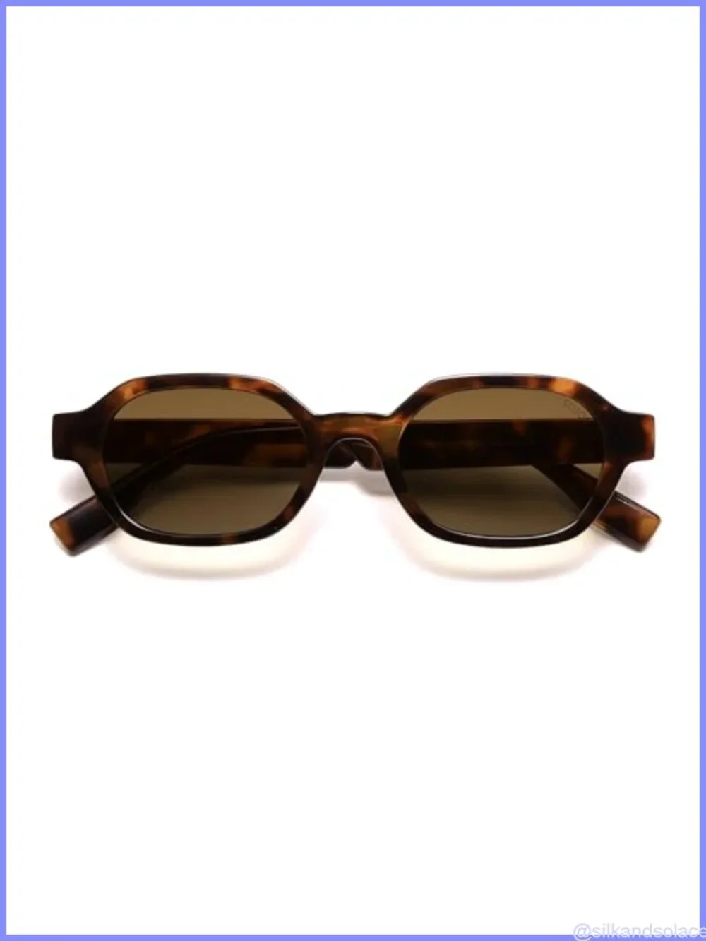 Retro Hexagonal Rectangle Polarized UV400 Sunglasses Unisex